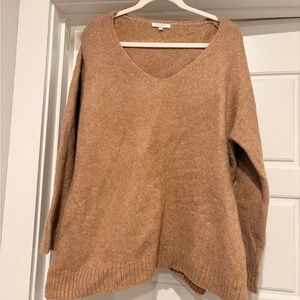 Z-Supply Cozy Tan V-Neck Sweater